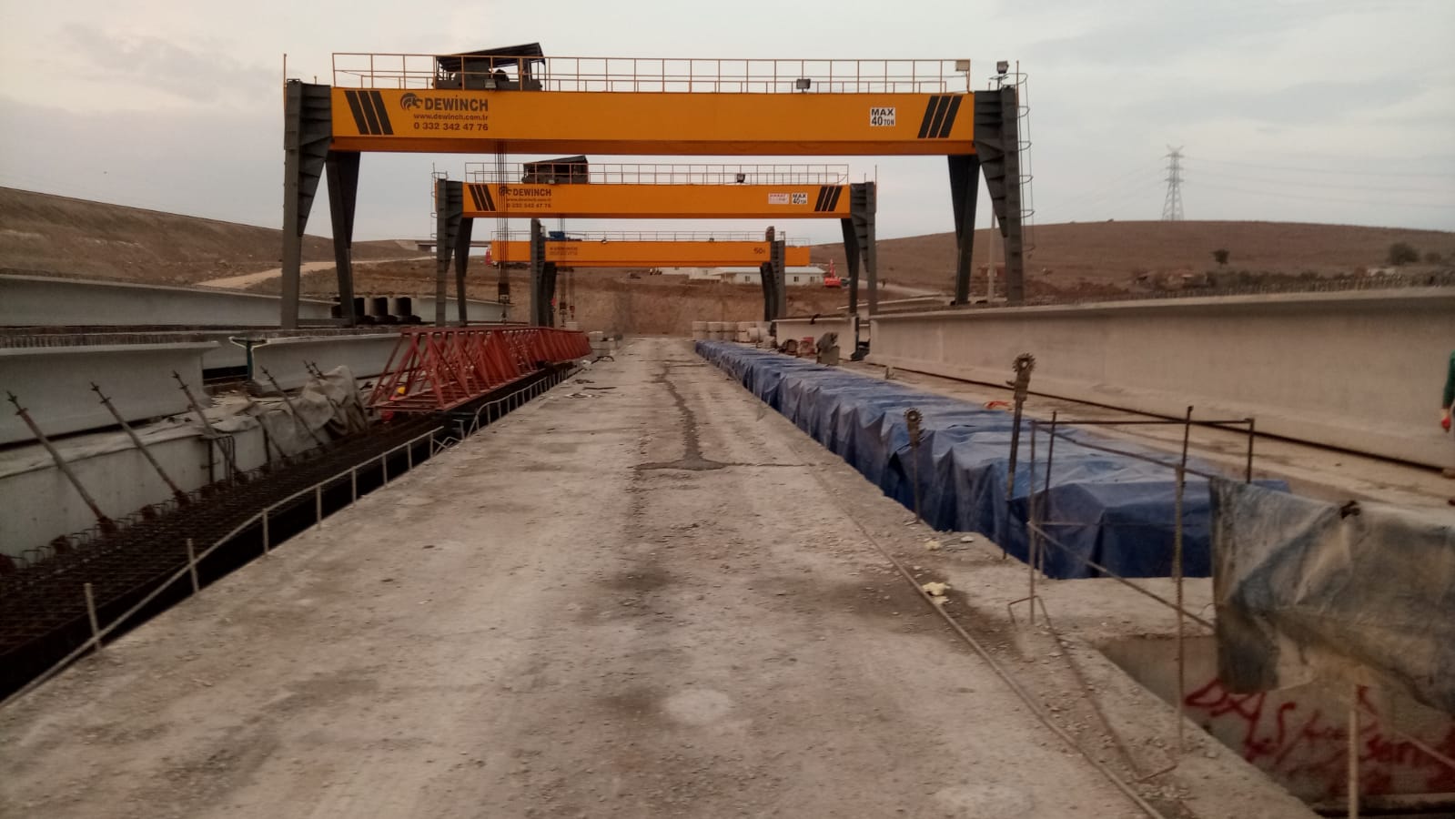 İzmir Menemen-Aliağa-Çandarlı Otoyol Projesi Kapsamında 56000 M3 Öngerilmeli Köprü Kirişi İmalat, Nakliye Ve Montaj İşi